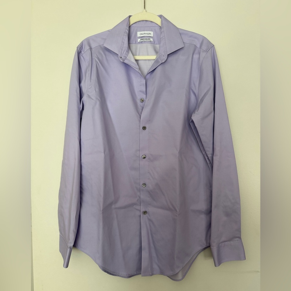 Men's Lavender Dress Shirt - Calvin Klein